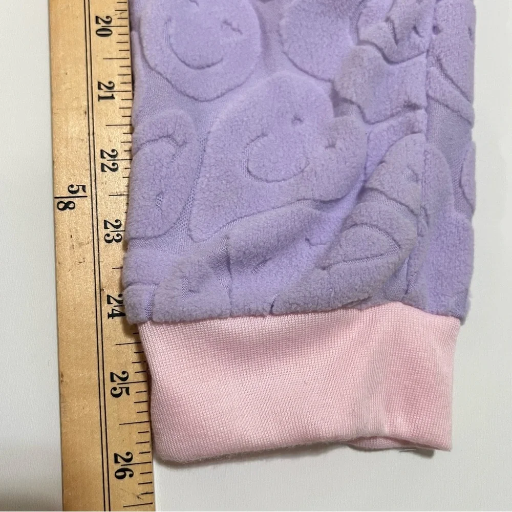 NWT Cat & Jack Kid's Hooded One-Piece Pajama- Lavender XL